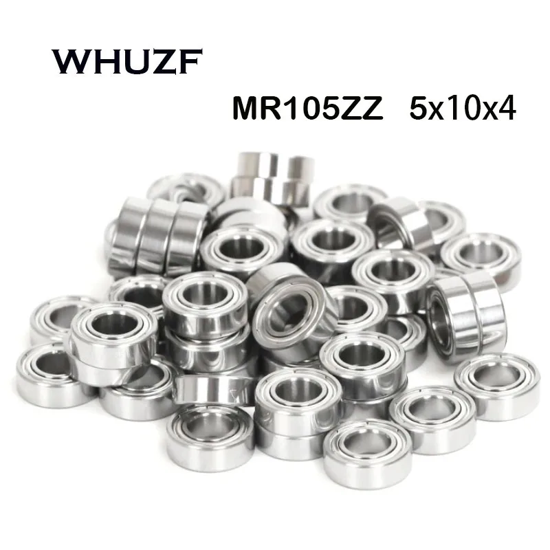 MR105 ZZ MR105-2RS Bearings 5x10x4 mm 10Pcs MR105ZZ RS 2RS MR105Open Handpiece Bearings For Strong Industrial Motors High Speed