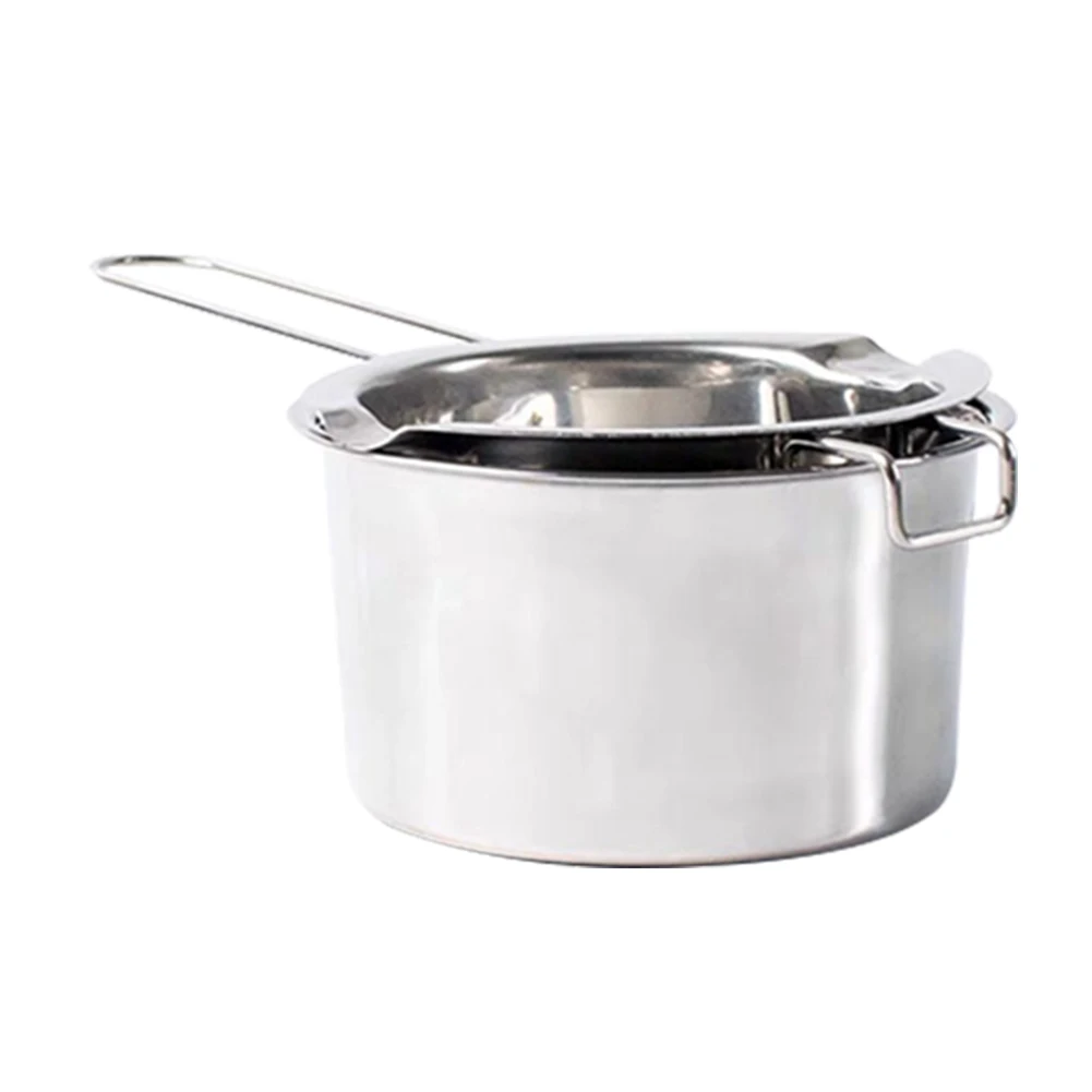 

2 шт. плавящийся воск для свечей, многоразовый, 600 мл, плавильный воск, внутренний внешний горшок, плавильный воск с длинной ручкой, антикоррозийные принадлежности для изготовления свечей