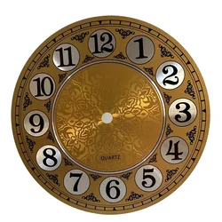 7 In Diameters 180mm DIY Quartz Wall Clock Dial Face Metal Design DIY Table Wall Clocks Vintage Metal Wall Clock Dial Face