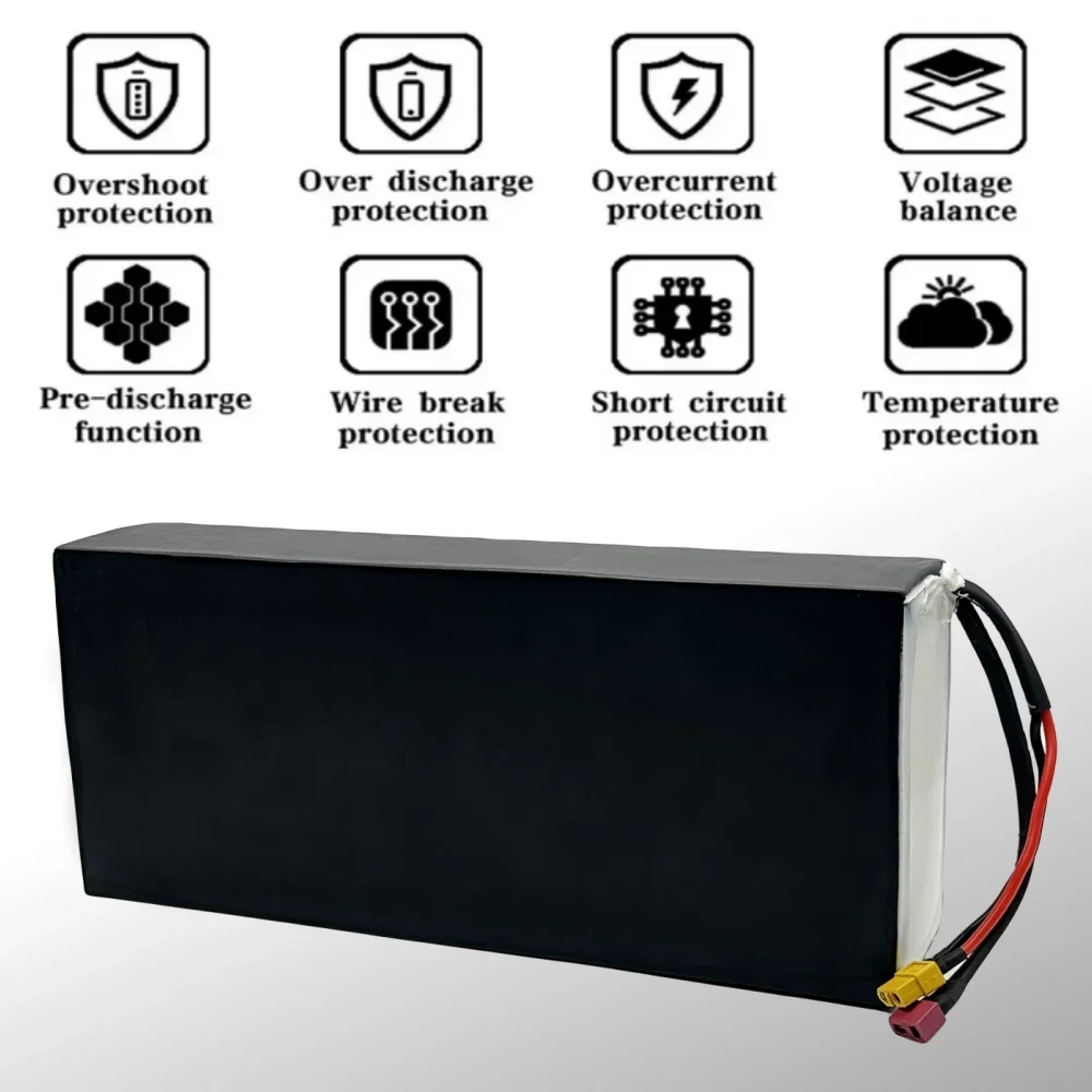 Batterie au lithium d'origine pour scooter électrique pliant Kugoo M5, M5Pro, MaxSpeed, 13S8P, 48V, 28000mAh