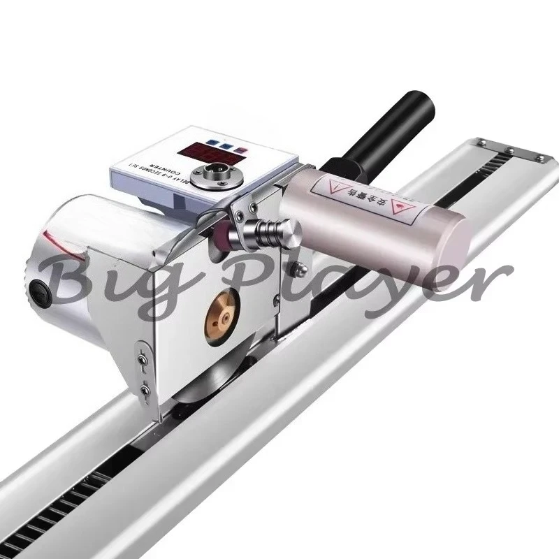 High Speed High Power Fabric Cutting Machine, Track Guided Cloth Cutter for Textile Processing