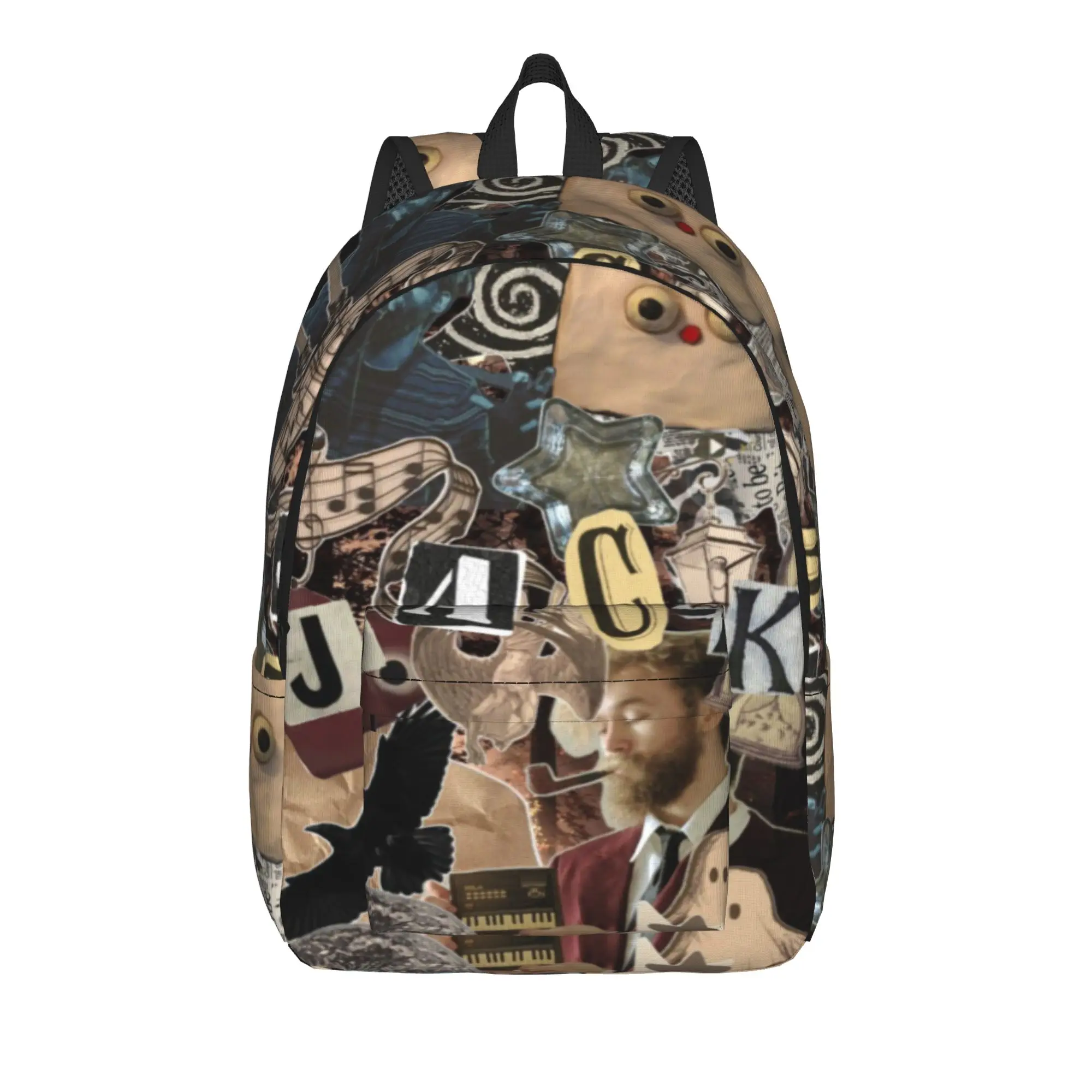 Jack Stauber Mix Classical Backpack Durable Student Business  Daypack for Men Women Laptop Computer Canvas Bags