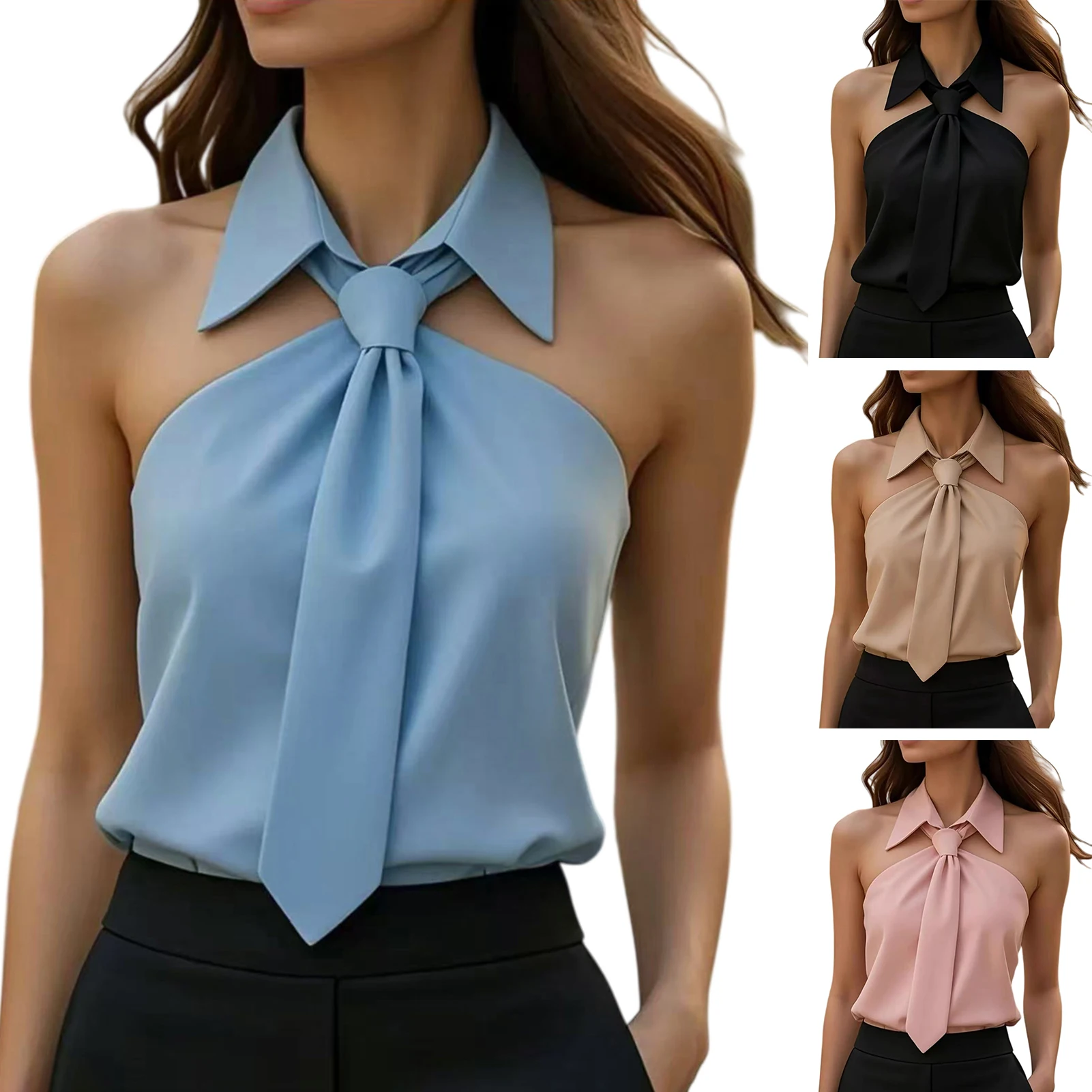 Autumn Halter Off Shoulder White Shirt Women Elegant Commuting Tops Fashion Casual V Neck Long Sleeve Blouses