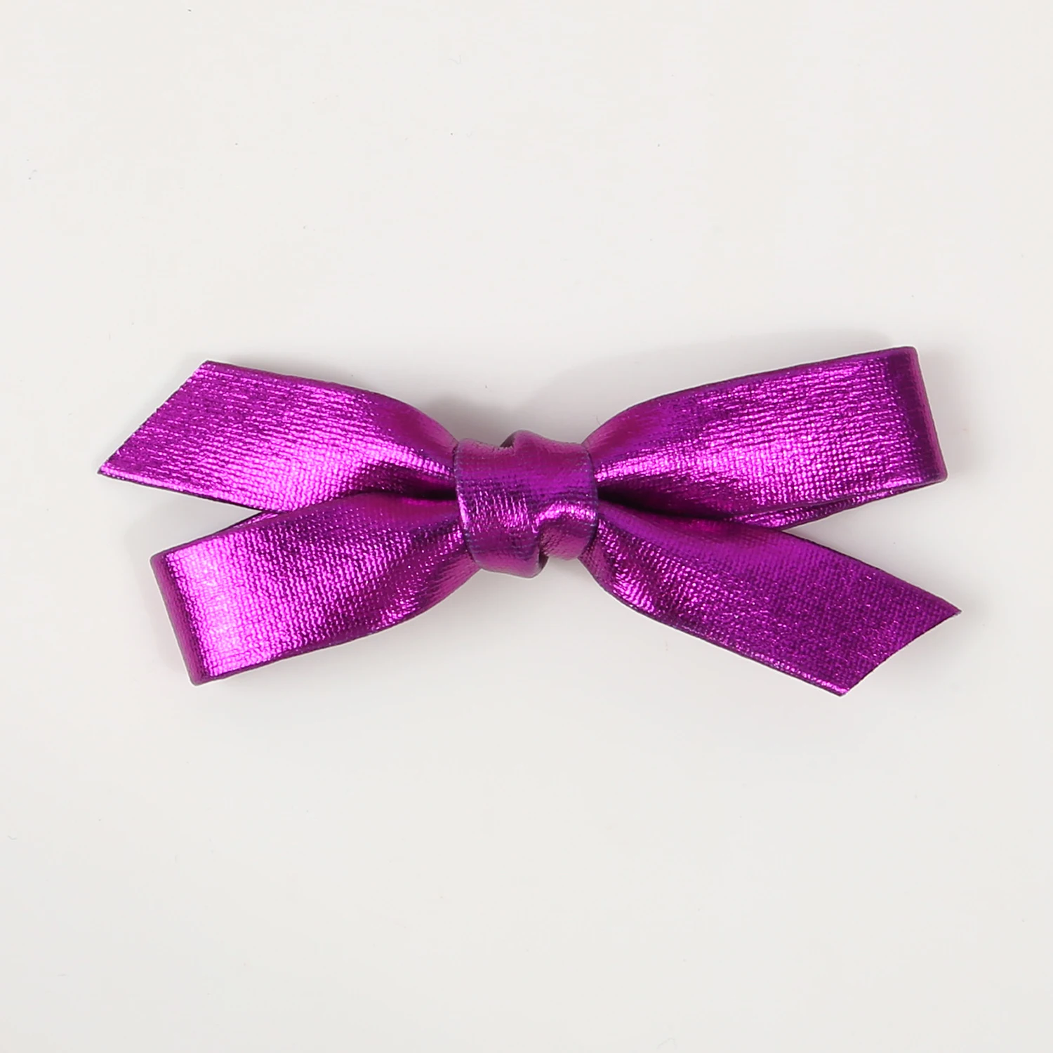 Accesorios de pajarita de cuero PU brillante para diademas, bolsa de regalo artesanal, caja, Clip para ropa, zapatos de vestir, accesorios de decoración, 10 Uds.