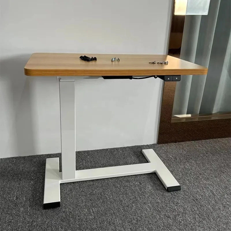 طاولة بجانب السرير قابلة للتعديل بارتفاع كهربائي مع عجلات وبطارية حزمة ليثيوم (استخدام منزلي للمستشفى) #3