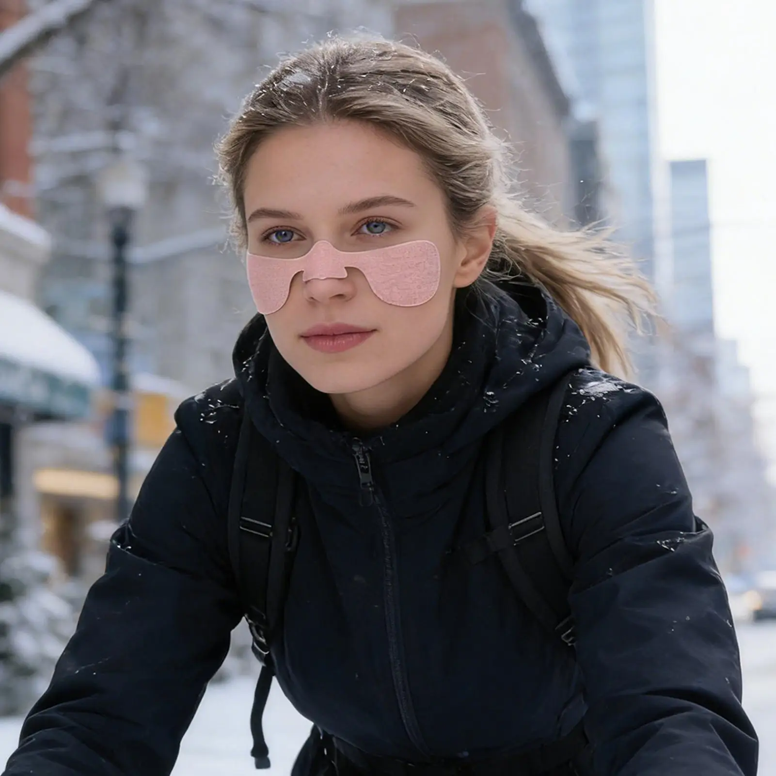 

Anti-Freeze Face Patches 10 Piece Skiing antifreeze face patches Windproof Breathable Facial Covers for Outdoor Sports Men Women