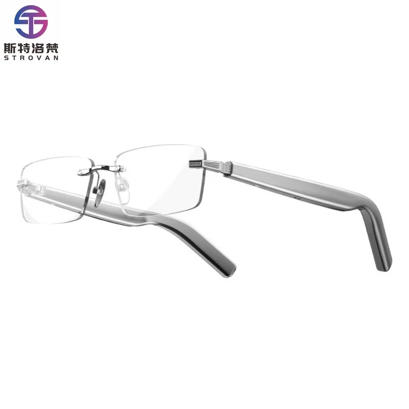 G06 Smart Wireless Bluetooth Glasses Translation Anti-Blue Light Headset for Phone Call & Music Listening