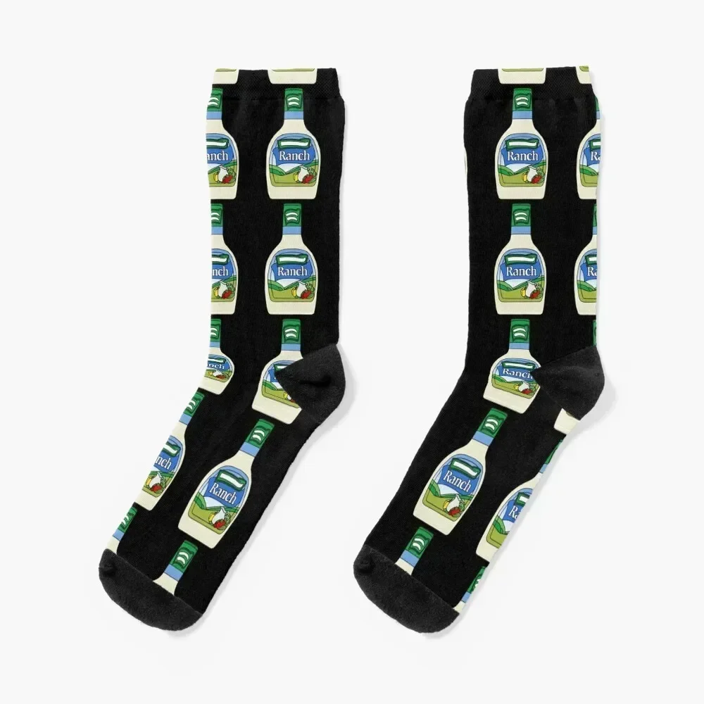 

A bottle of ranch dressing Socks christmas stocking short Men Socks Luxury Brand Women's