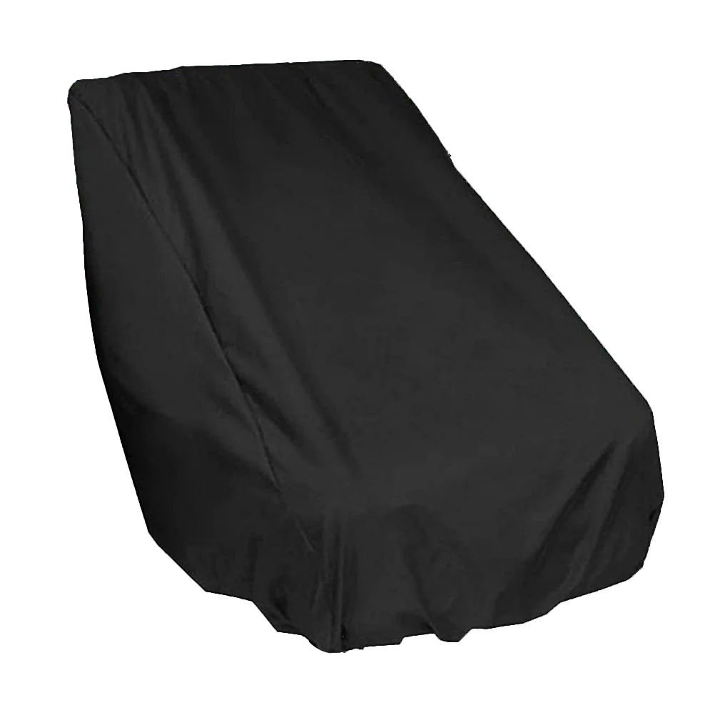 

Waterproof Chair Covers Captain's Seat Outdoor Yacht Captains Boat Protector Black