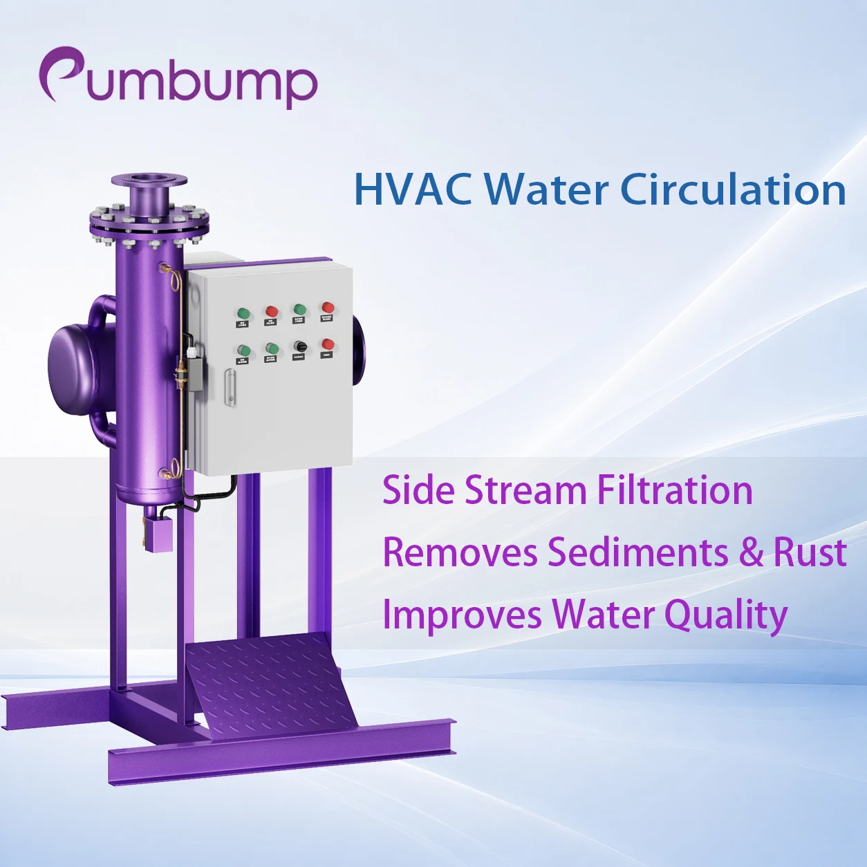 Automatic Water Softener HVAC Chilled Water Cooling Water System Scale Prevention Hardness Removal Water Treatment