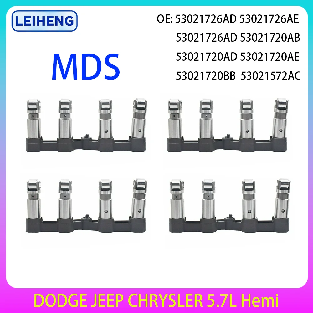 

MDS Cam Lifters Kit For Chrysler Dodge Jeep Ram 5.7L 5.7L T HEMI V8 OHV MLS EZB EZD EZH 2009-2024 53021726AD 53021726AE
