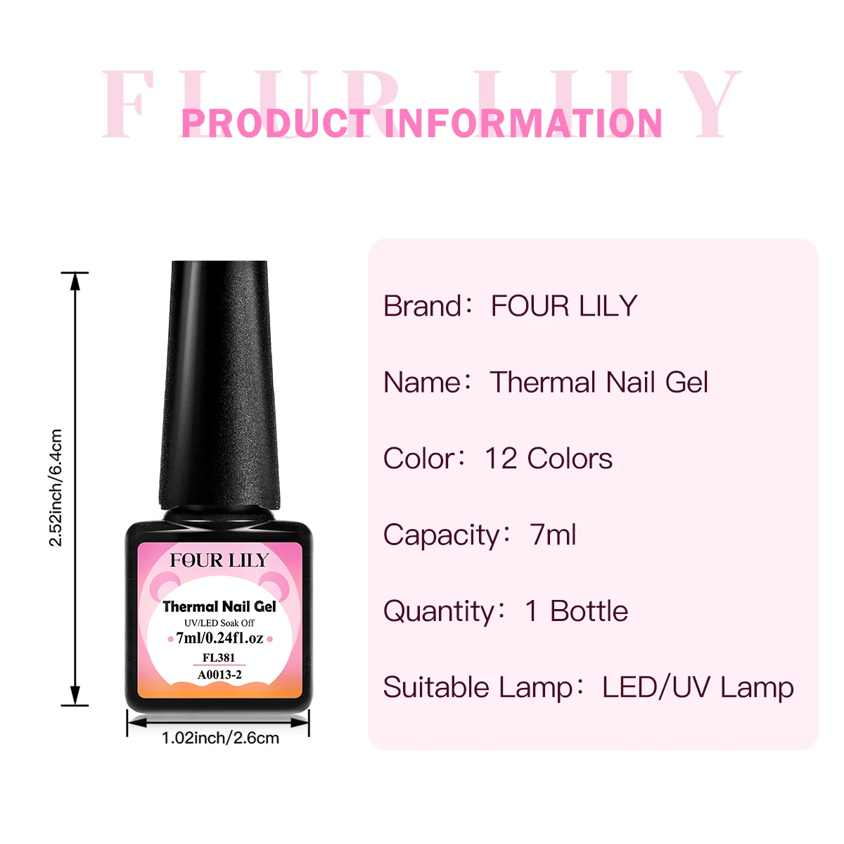 6個入り 7ml サーマルジェルネイルポリッシュセット 3層 温度変化ネイルアート UV LEDジェル セミパーマネント ソークオフ ネイルマニキュア