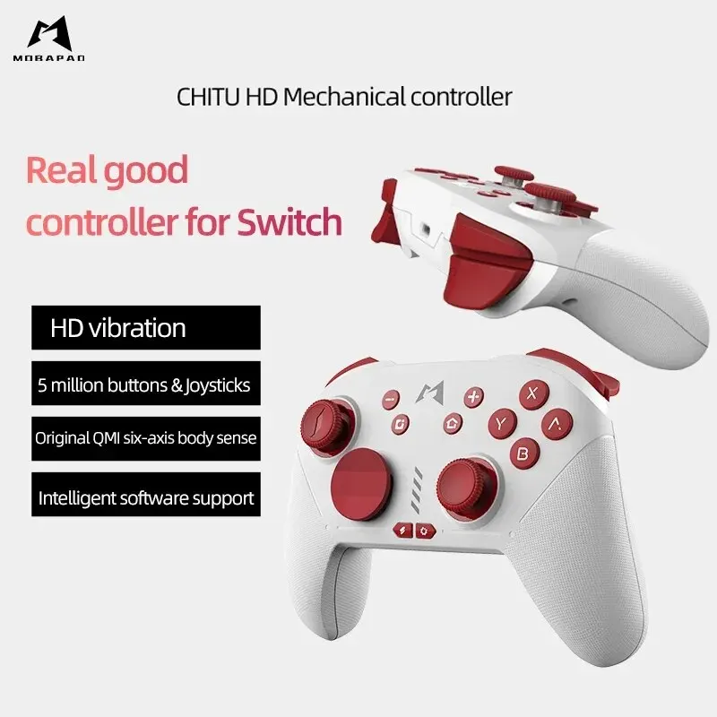 MOBAPAD CHITU HD Mechanical Switch Joystick Gamepad Control Accessory Hall Effect Drift-Proof Wireless Switch Controller P5