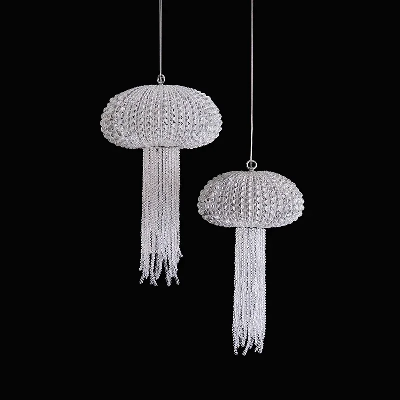 

Jellyfish Art Deco Dimmable Hanging Lamps Chandelier Lighting 2023 New Trend Suspension Luminaire Lampen For Foyer Dining Room