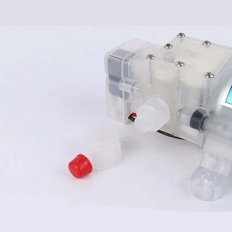 Pompa Air Kelas Makanan Rumah Tangga Pompa Tunggal Pompa Diafragma Listrik 12V 70W yang Dapat Menghisap Sendiri