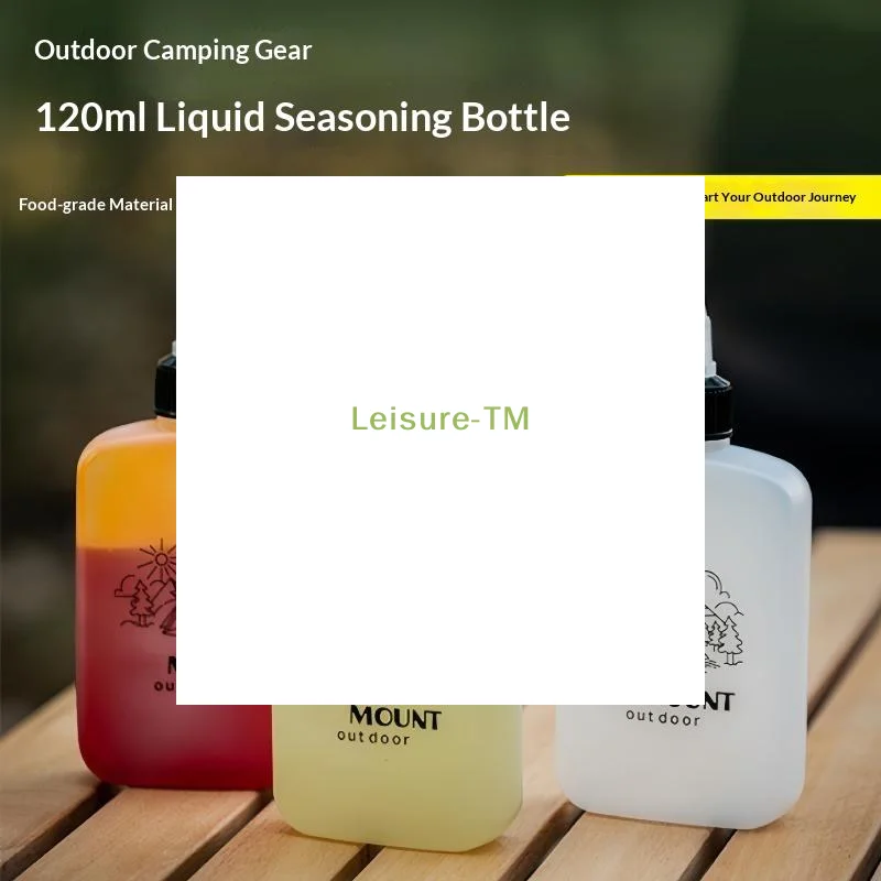 ~1/3 Pcs Outdoor Camping 120ml Leakproof Oil Dispenser Squeeze Bottle With Twist Top Cap HDPE For Cooking Grilling