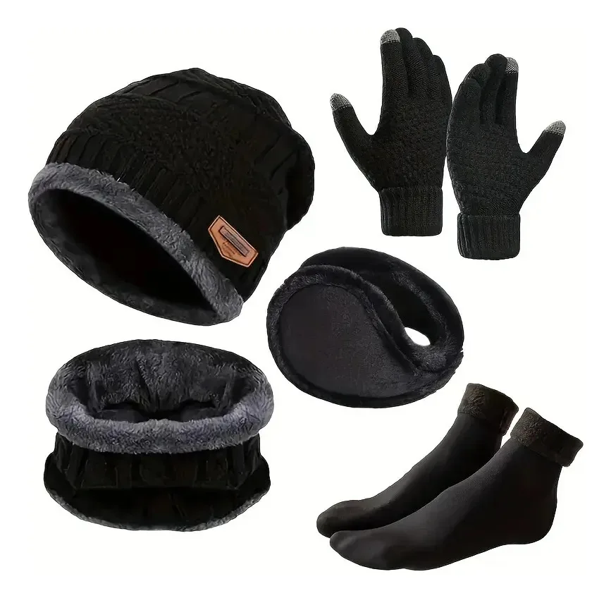 conjunto-de-5-pecas-para-o-inverno-–-gorro-luvas-termicas-2-camadas