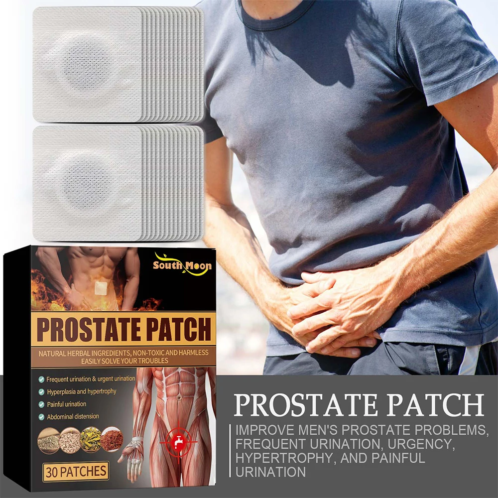 30pcs/Box Prostatic Navel Plaster Prostatitis Prostate Treatment Patch Medical Urological Urology Man Health Care sticker