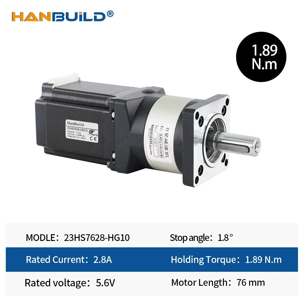 neam23 Stepper Motor High precision reduction 23HS7628-HG OSM Geared For 3D Printer Planetary With Gearbox