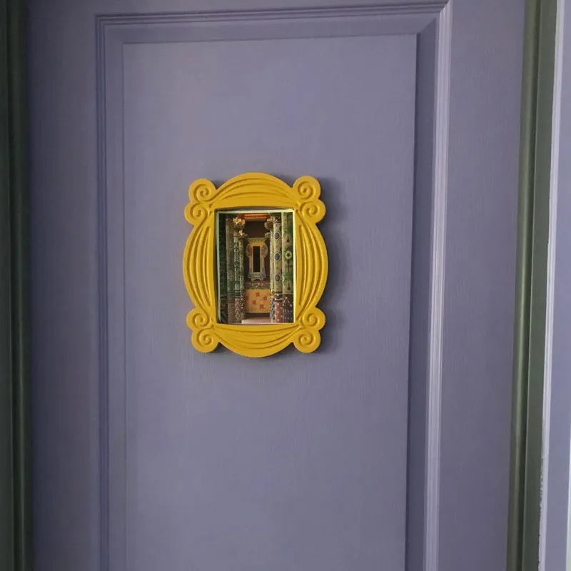 Handicraft Frame Friends TV Show Peephole Frame for Home Ornaments