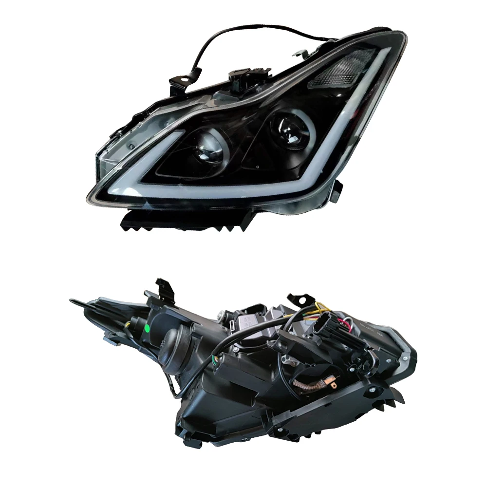 インフィニティ、g25、g35、g37、2006-2012ヘッドライト、q60 drl