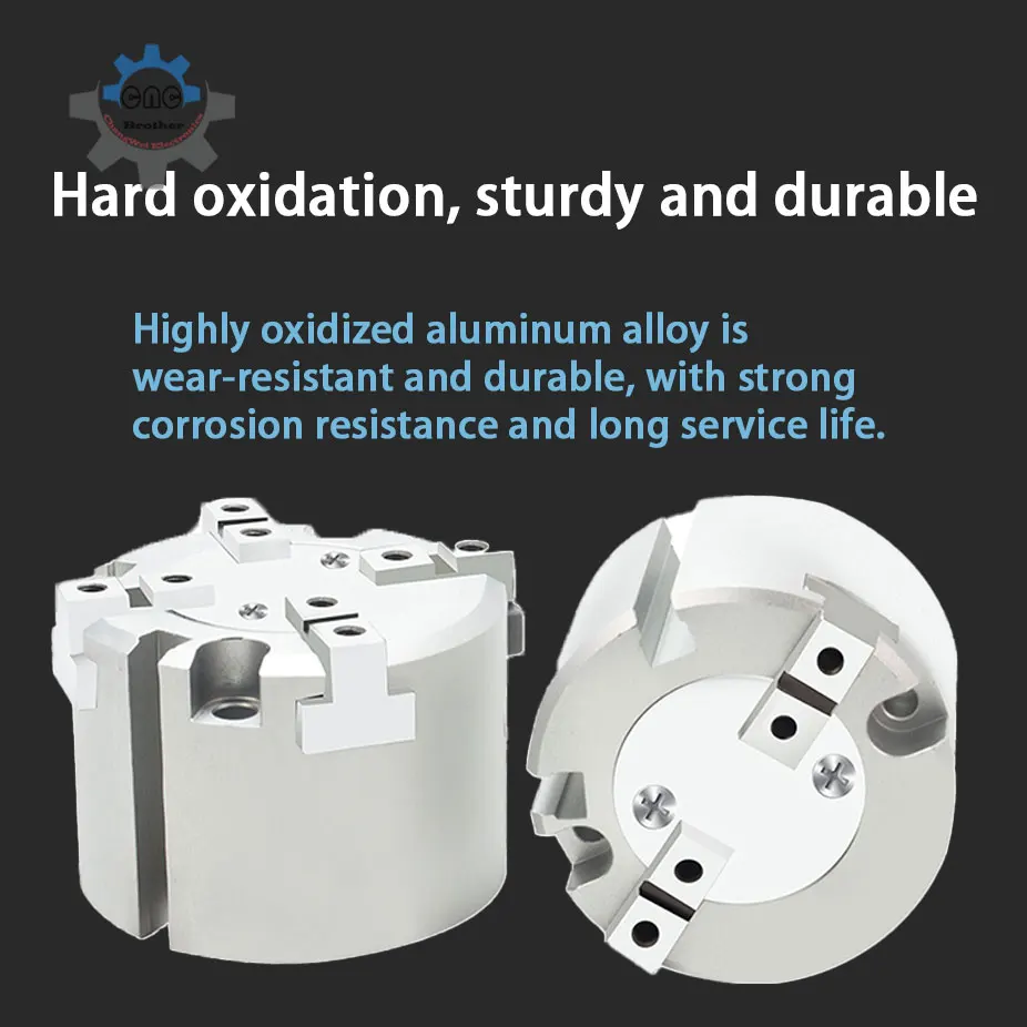 

MHS2/MHS3/MHS4 Series SMC Type Parallel Type Pneumatic Gripper MHS 16D 20D 25D 32D 40D 63D 80D Two-jaw Three-jaw Air Gripper