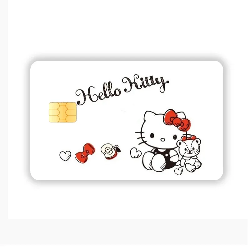 Credit Card Chips MINISO Sanrio Bus Card Chips Bank Card Chips Buckle Card Stickers Waterproof Birthday Gifts