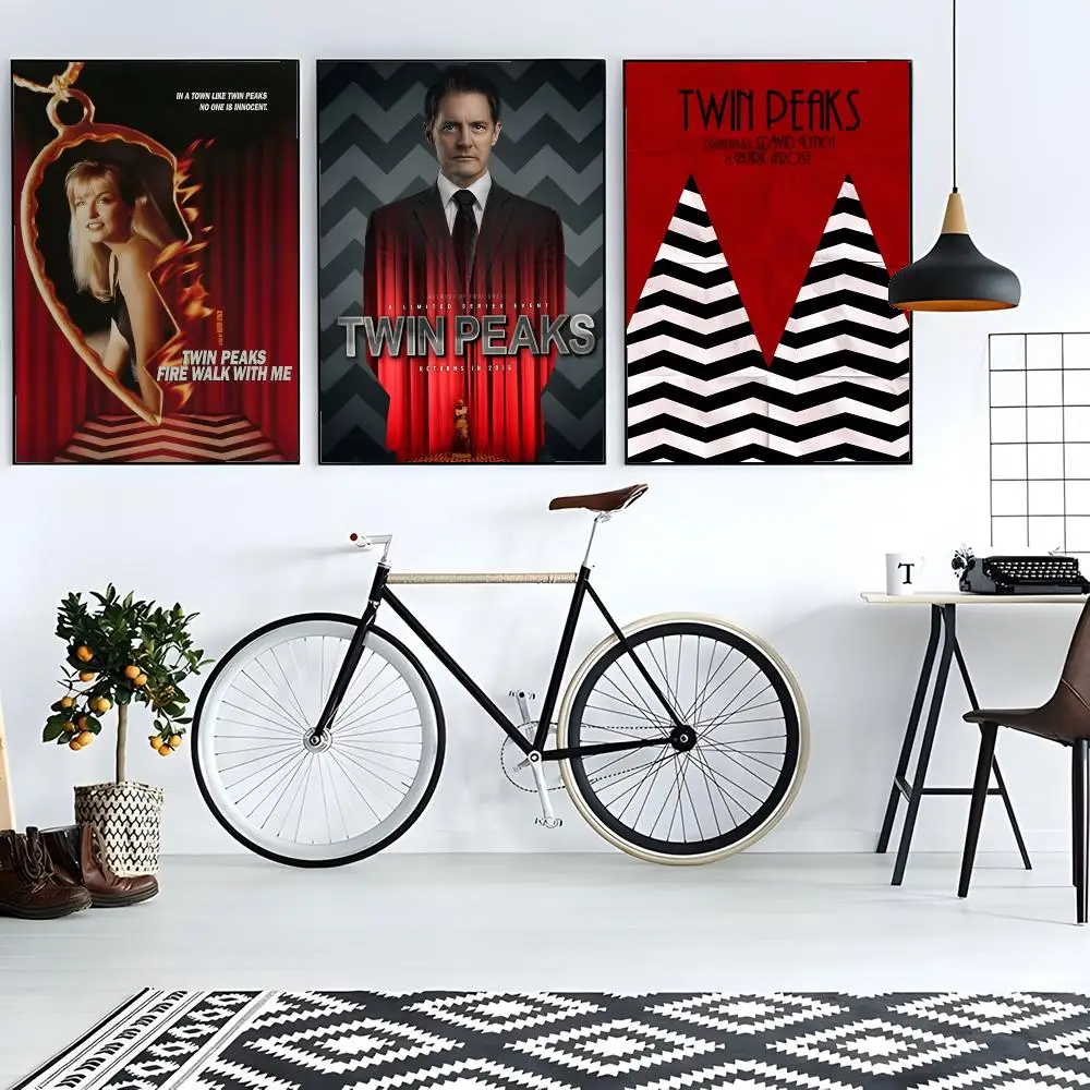 Series Mystery Twin Peaks Poster Modern Living Room Artwork & Beautiful Home Decor Style