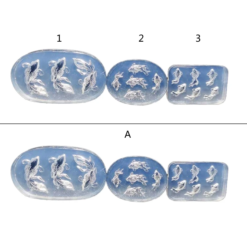 

Карп украшения серьги формы смолы силиконовые формы ювелирных изделий литья DIY ремесла