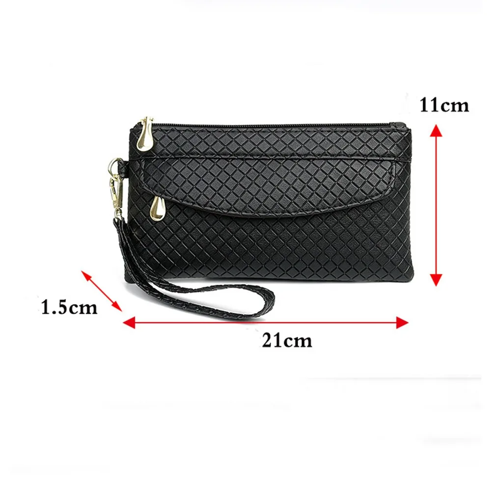 PU Leather Women Wallet Durable Portable Large Capacity Female Purse Multipurpose Coin Pocket Women