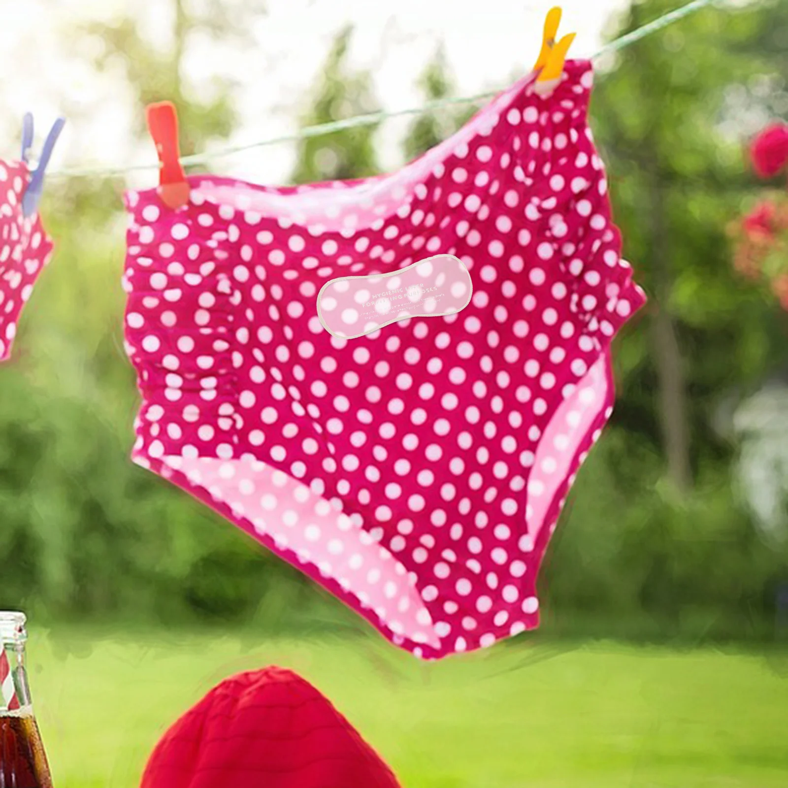 

50pcs Warning Labels Clear Adhesive Liners For Swimsuit Lingerie Underwear Stickers Protective Decal Folder Label