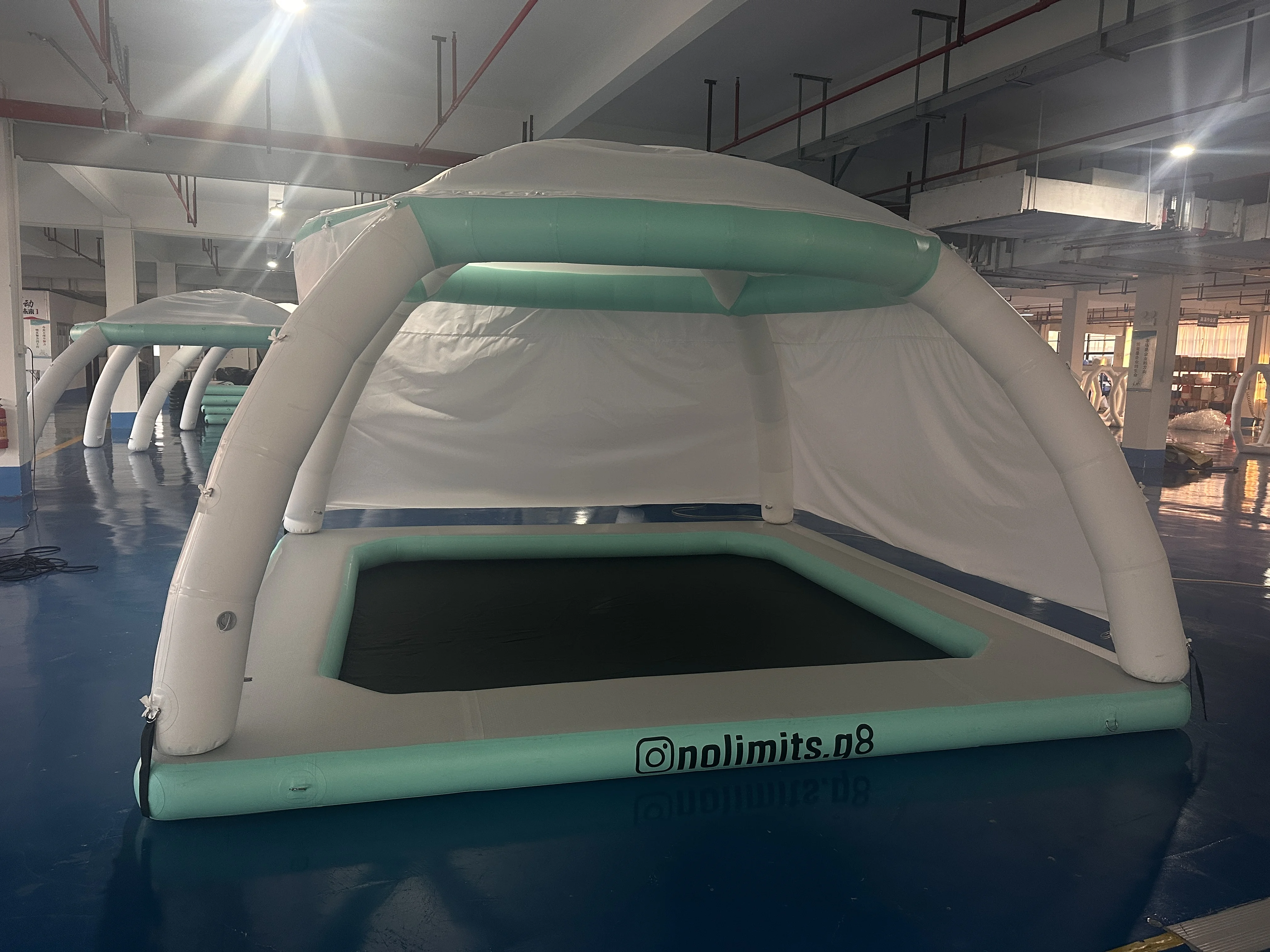 

New PVC Inflatable Floating Island with 100-500kg Capacity