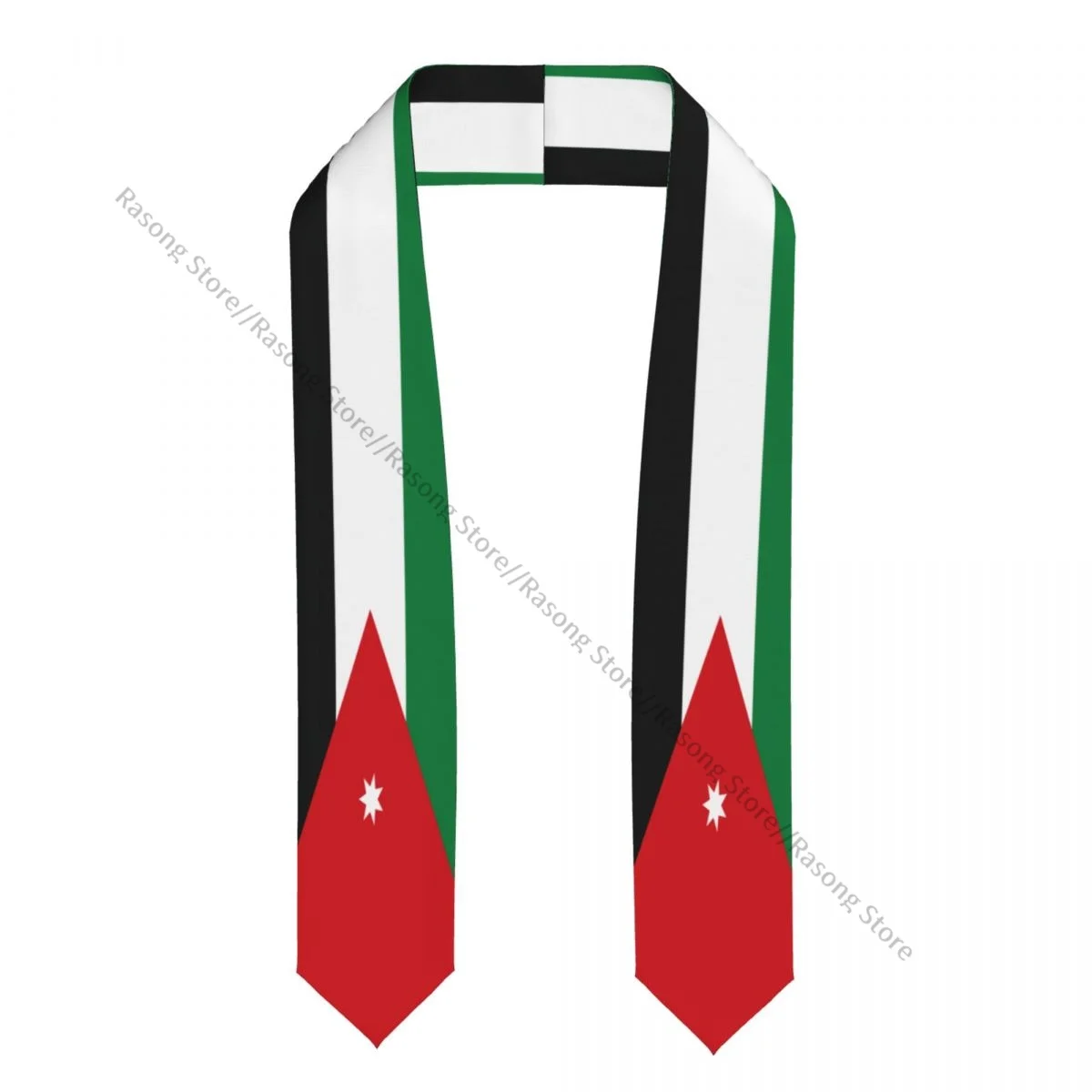 Jordan Flag Unisex Adult Graduation Stole Shawl for Academic Commencements Celebration Uniform