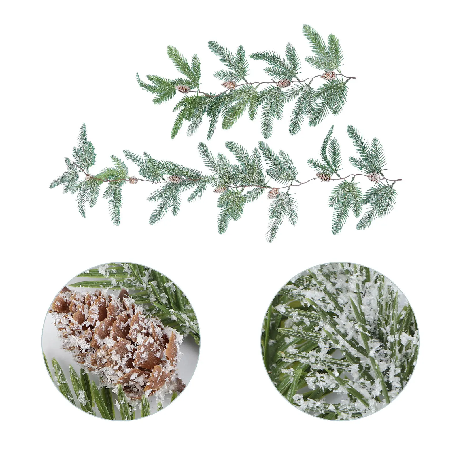 

1Pcs Simulation Pine Branch Rattan Christmas Ornament 180cm DIY Home Decoration Plastic Festive Decoration