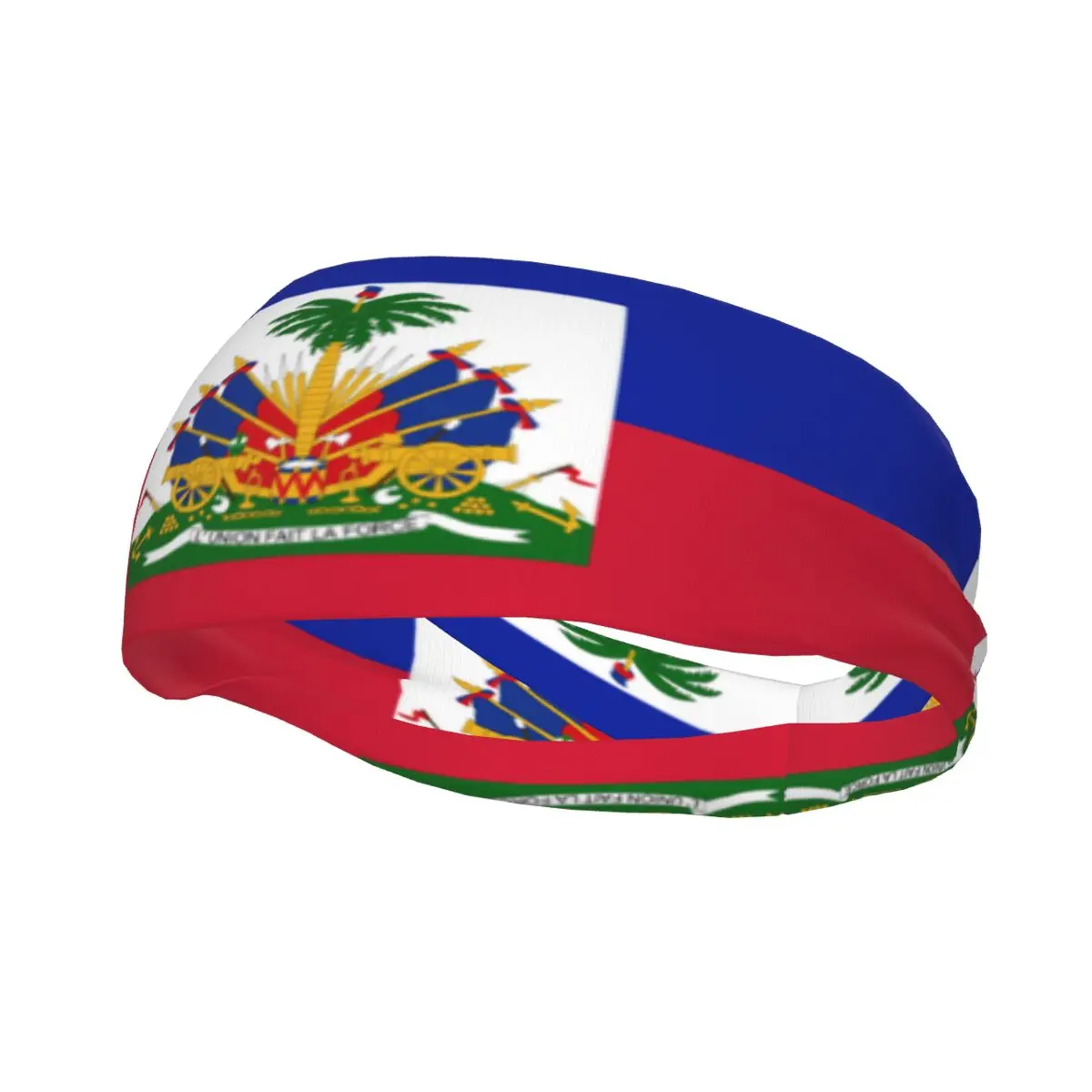 Headband Flag Of Haiti Headwrap Hairband for Tennis Gym Fitness Headwear Hair Accessories