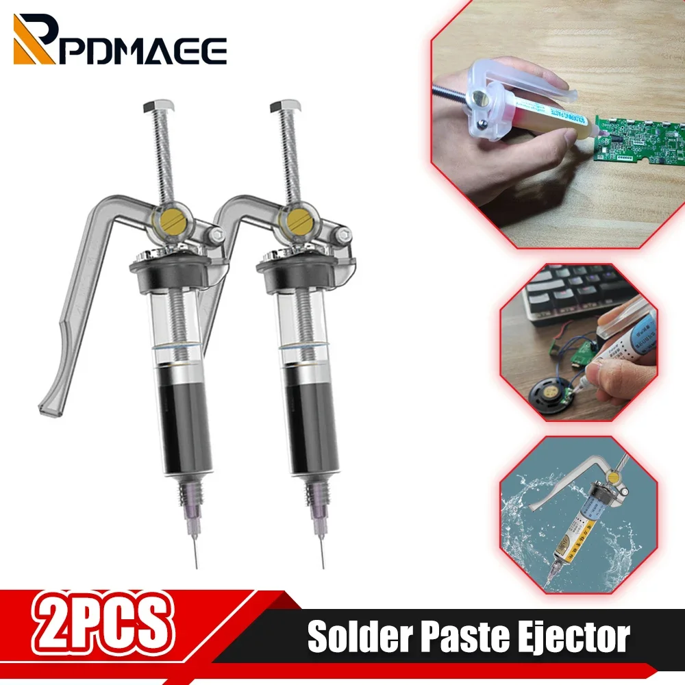 

Effortless Solder Paste Glue Gun Extruder Circuit Board Repair Solder Paste Booster UV Glue Gun Booster Soldering Accessories