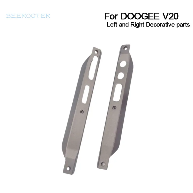 DOOGEE V20 Decoration Part Battery Cover Middle Side Metal Frame Cases+Button Repair Replacement Accessories Part For Doogee V20