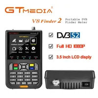 GTMEDIA V8 Finder2 Digital Satellite Finder Metter 7.4V/4000mAh DVB-S/S2/S2X H.265 3.5'' LCD Display 1080P HD Satfinder