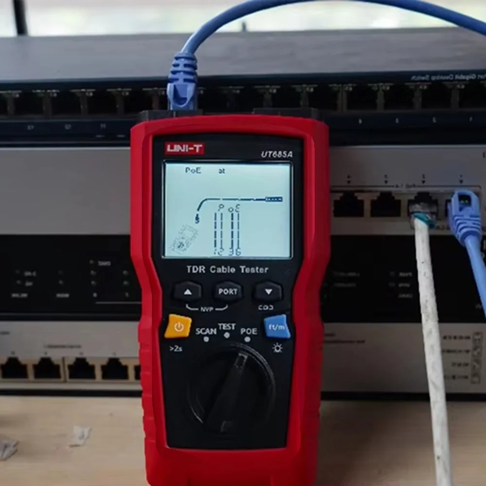 Crimping Test For RJ45 Connectors Circuit Breaker Finder Ethernet Fault Finder Network Wire Locator for auto Shutdown Feature