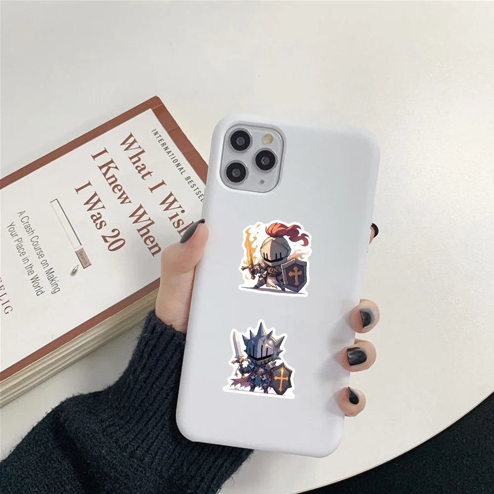 54 قطعة ملصقات الفارس الوحش الكرتون أنيمي شخصية الكتابة على الجدران الديكور جراب هاتف ، الأطفال ملصقات ثابتة مكافأة #6