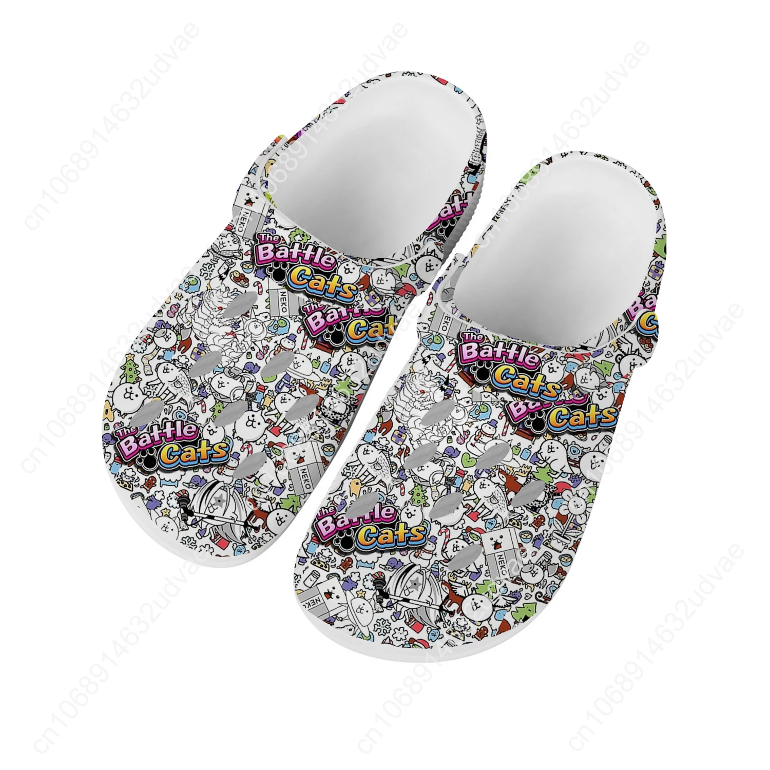 

The Battle Cats Sandals Men Women Teenager Fashion Water Shoes Hot Games Garden Breathable Comfort Beach Clog Custom Slippers