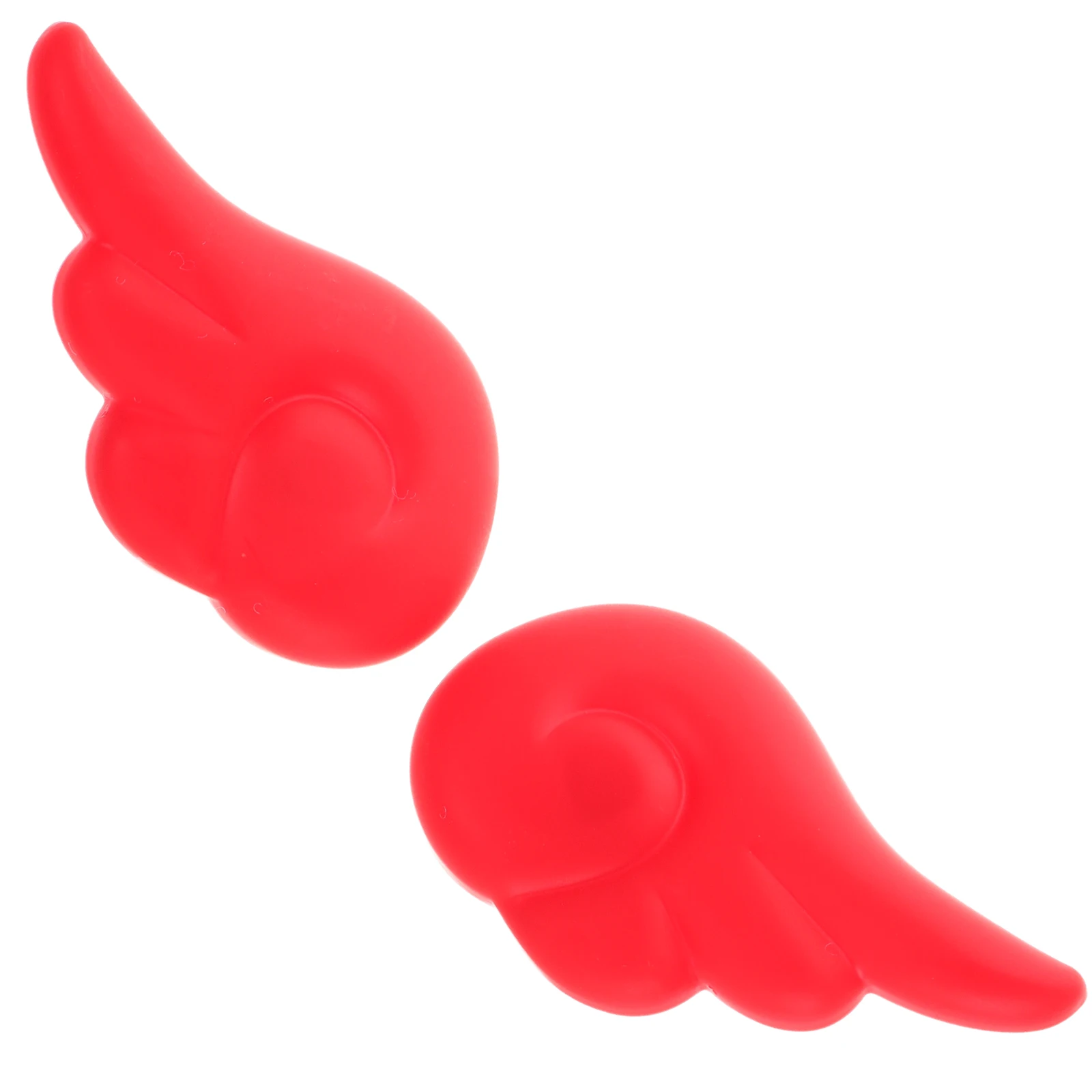 

1 Pair Angel Wing Decoration For Motorcycle Bike Cute Accessories Women'S Stylish Decorative Adorable Horns