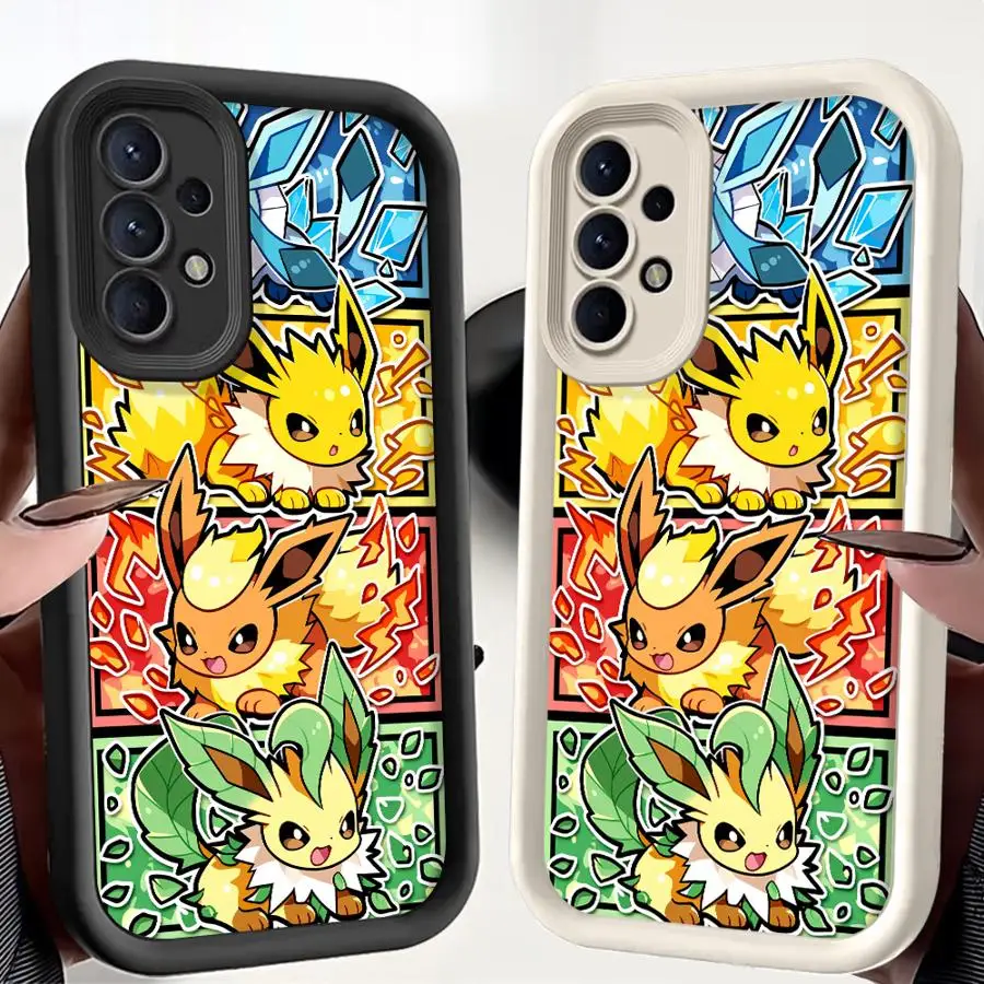 Phone Cover Case for Samsung Galaxy A51 A73 A35 A36 A71 A72 A23 A12 A13 A53 A54 A15 A16 A34 A26 A32 A56 Cartoon Hot P-Pokemons