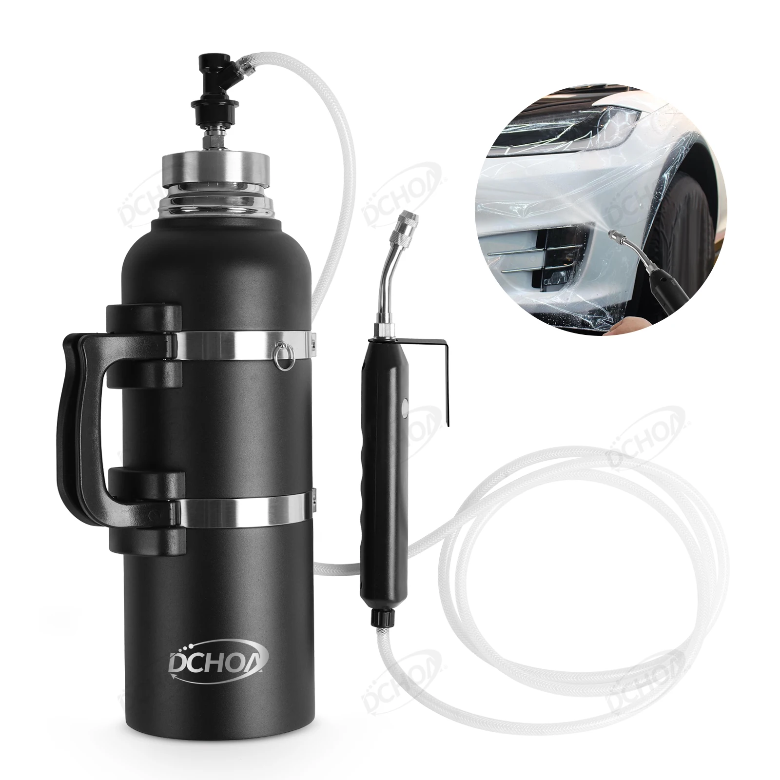 

DCHOA Распылитель для тонировки окон 4L PPF Термооттенок для бочонка Набор инструментов для распыления бака для установки PPF