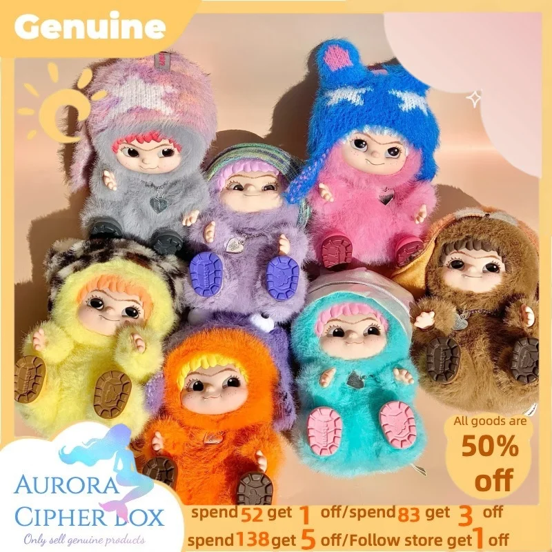 

New Genuine Wakuku Fury Party Series Blind Box Handmade Plush Doll Gift For Girls Cute Handmade Girl Exquisite Star-Studded Gift