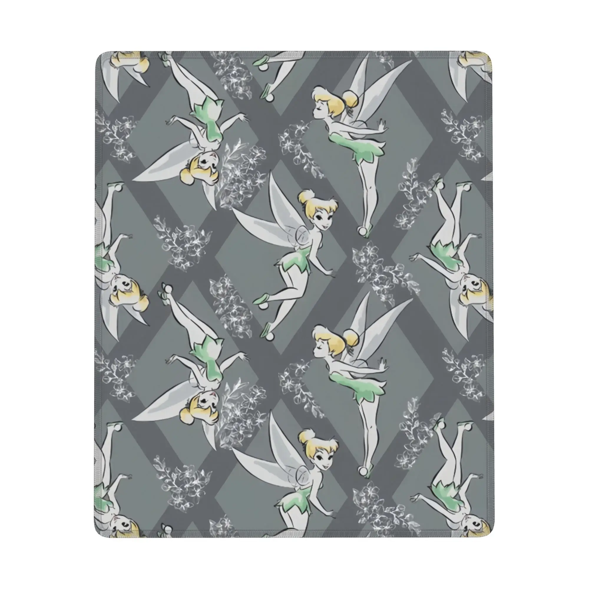 

Резиновый коврик для мыши Tinker Bell, нескользящий настольный кожаный водонепроницаемый устойчивый к царапинам легко чистящийся коврик для ПК, ноутбука, рабочего стола