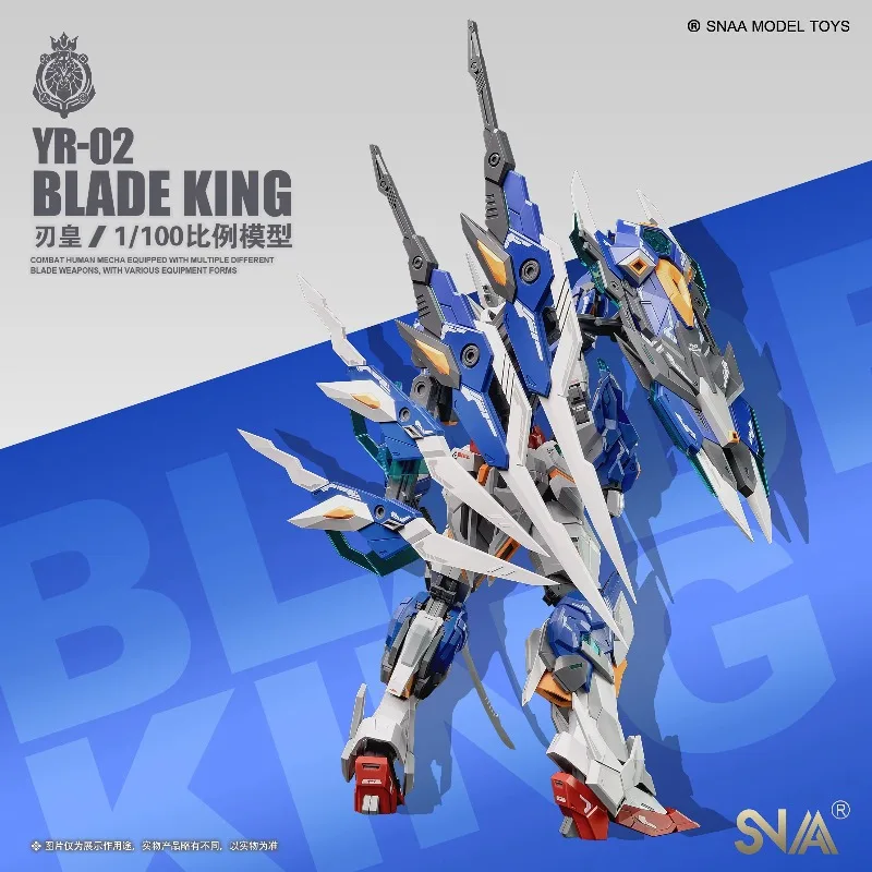 En Stock SNAA 1/100 YR-02 Blade King modelo Kit montaje figuras de acción Robot estatuilla muñeca modelo de plástico estatua juguetes regalos