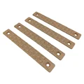 4pc long tan