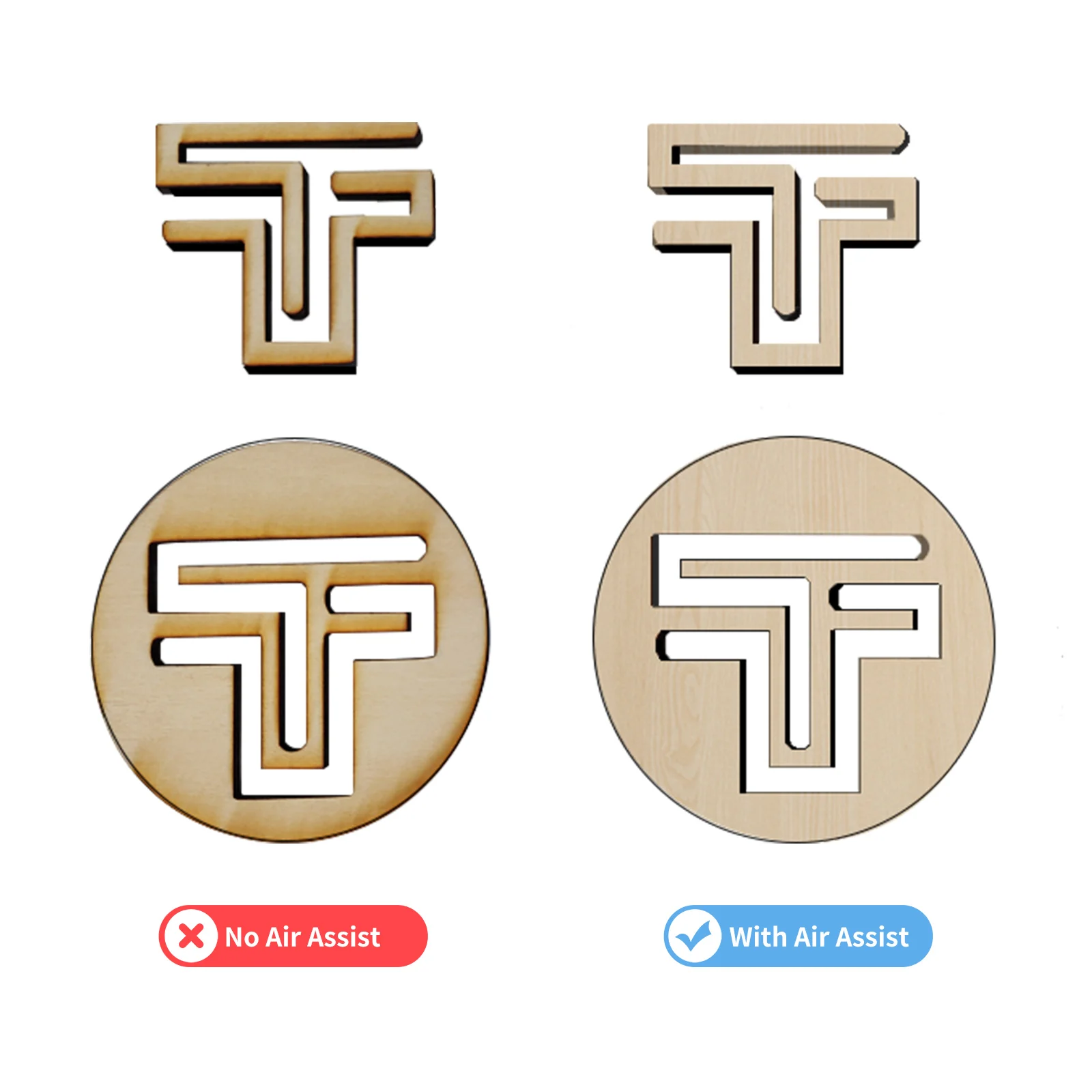 Twotrees Laser Air Airflow Assist Kit 30L/min Air Assist System Remove Smoke and Dust for TTS-55 Laser Engraver Cutter Machine