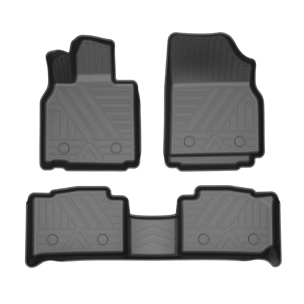 

For BYD QIN Pro EV 2018-2019 Car Waterproof Non-slip Floor Mat TPE Double Floor Accessories Fully Surrounded Special Foot Pad